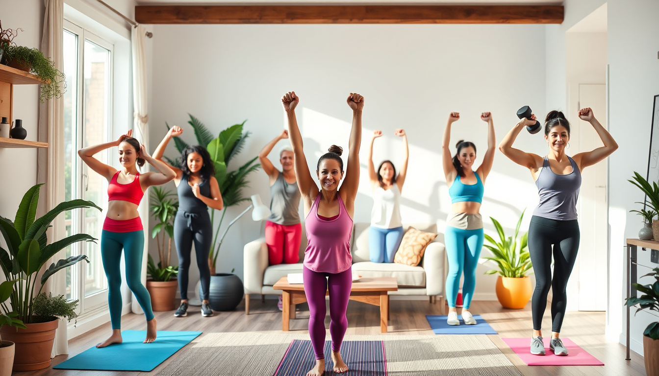 Full Week Home Fitness Challenge: Get Fit from Home