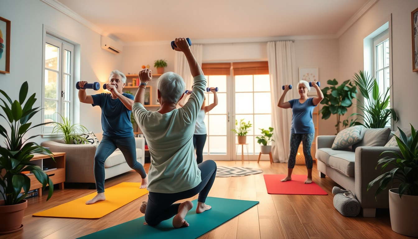 Gentle Home Workouts for Seniors and Beginners: A Guide