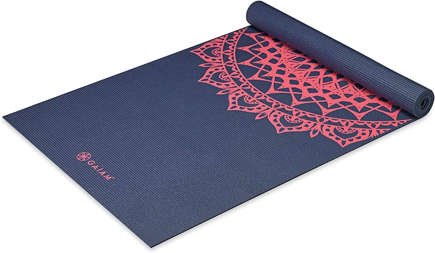 Transform Your Practice with the Gaiam Print Yoga Mat: The Ultimate Non-Slip Solution!