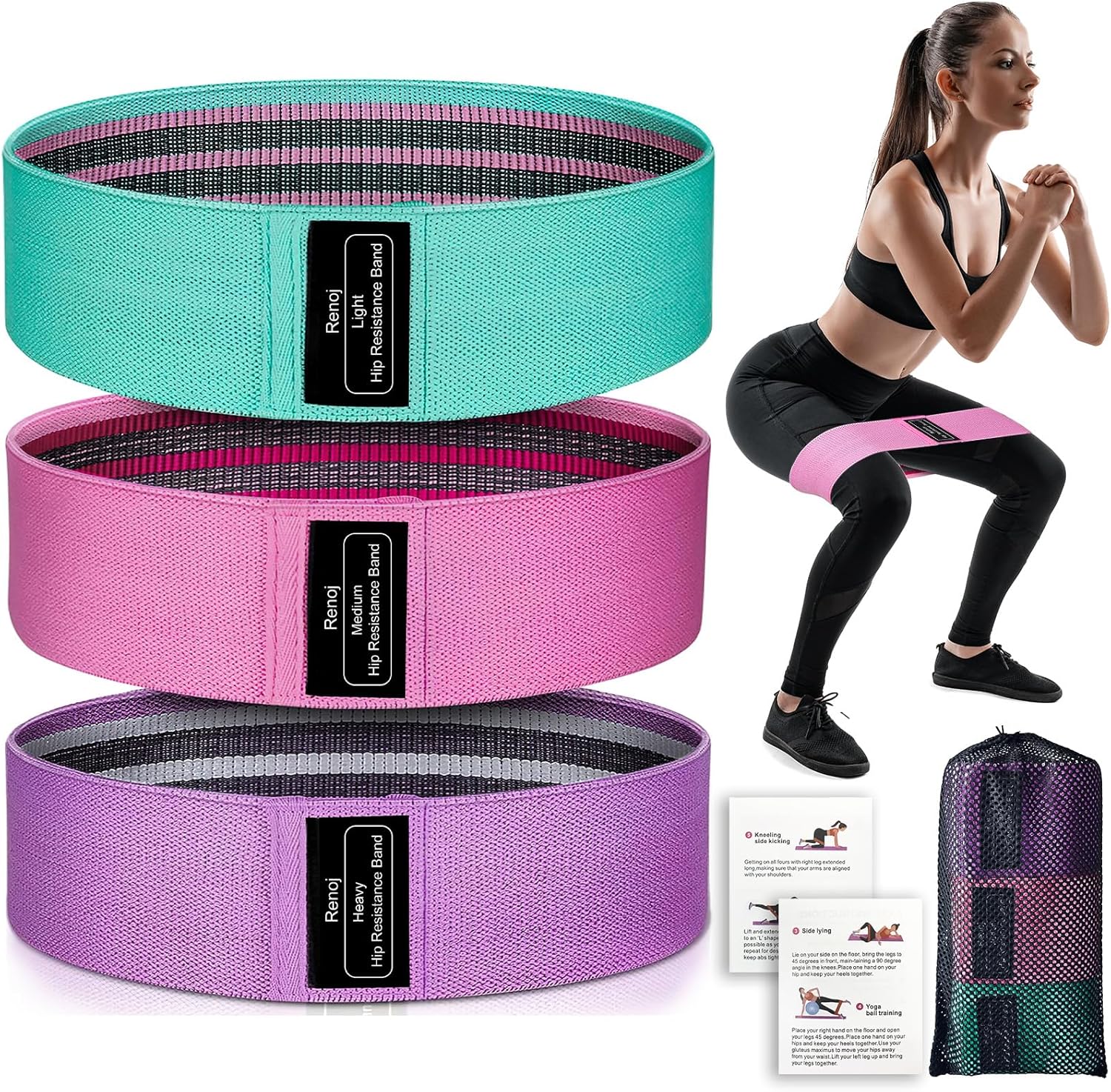 Get Fit with Renoj Resistance Bands: The Ultimate Workout Companion for All Levels!