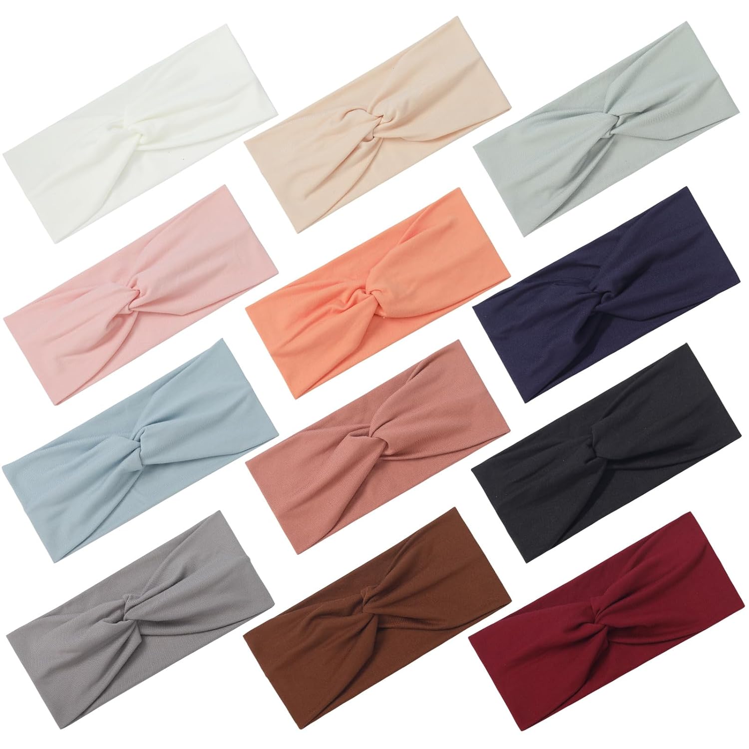Stylish Comfort: Review of 12 Pcs Stretchy Headbands for Women