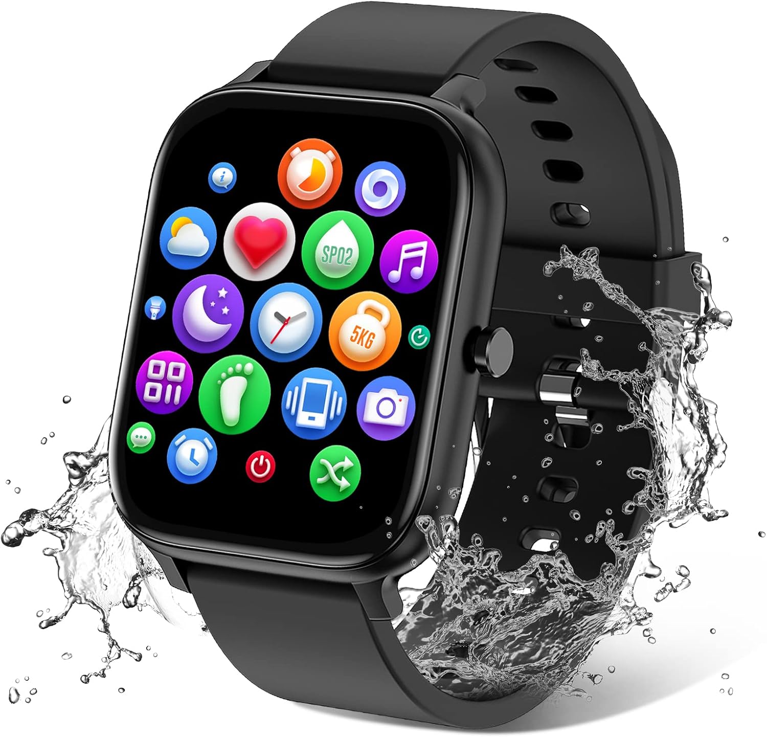 The Ultimate Smart Watch: Your All-in-One Fitness Tracker & Sleek Companion!
