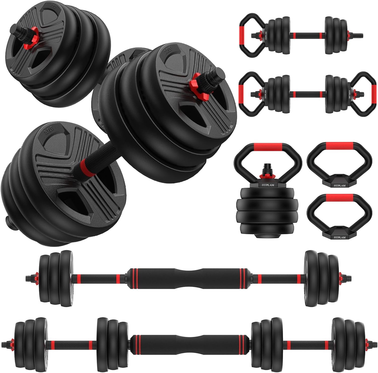 Transform Your Home Workout: Review of the Ultimate 4-in-1 Adjustable Dumbbell Set
