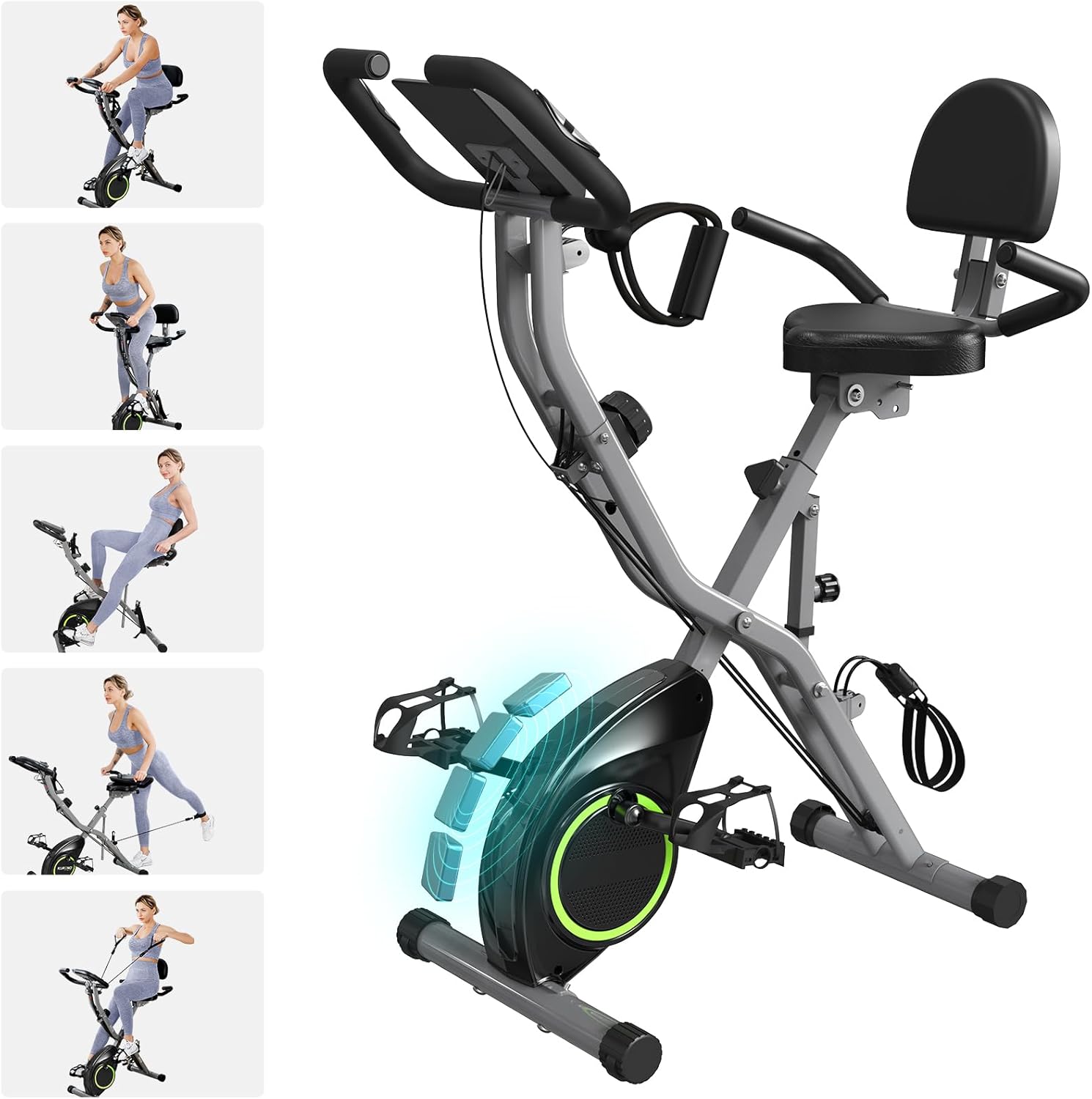 Transform Your Home Workouts: Review of the 5 IN 1 Foldable Exercise Bike