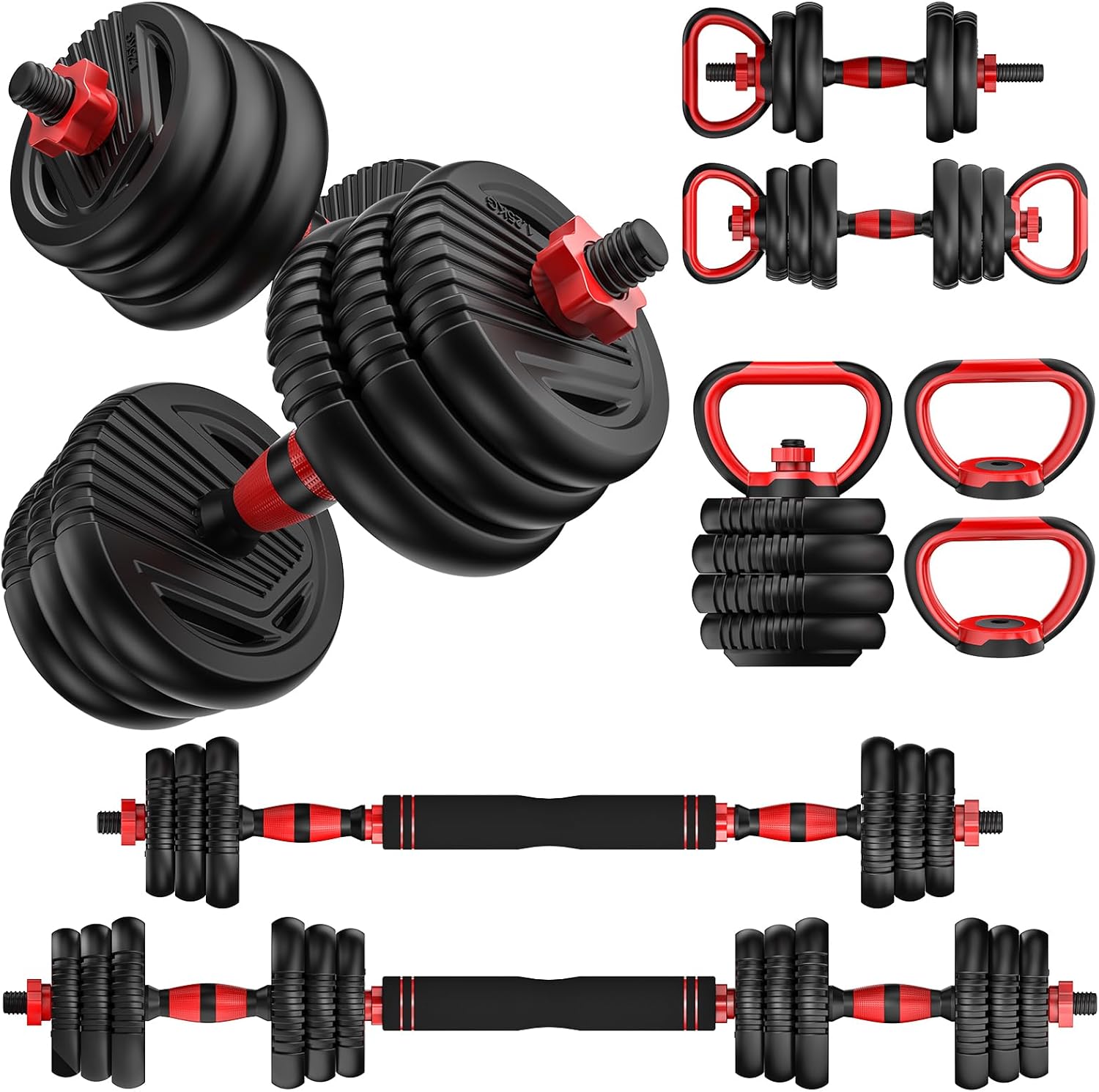 Transform Your Workout: The Ultimate 4-in-1 Adjustable Dumbbells Review!