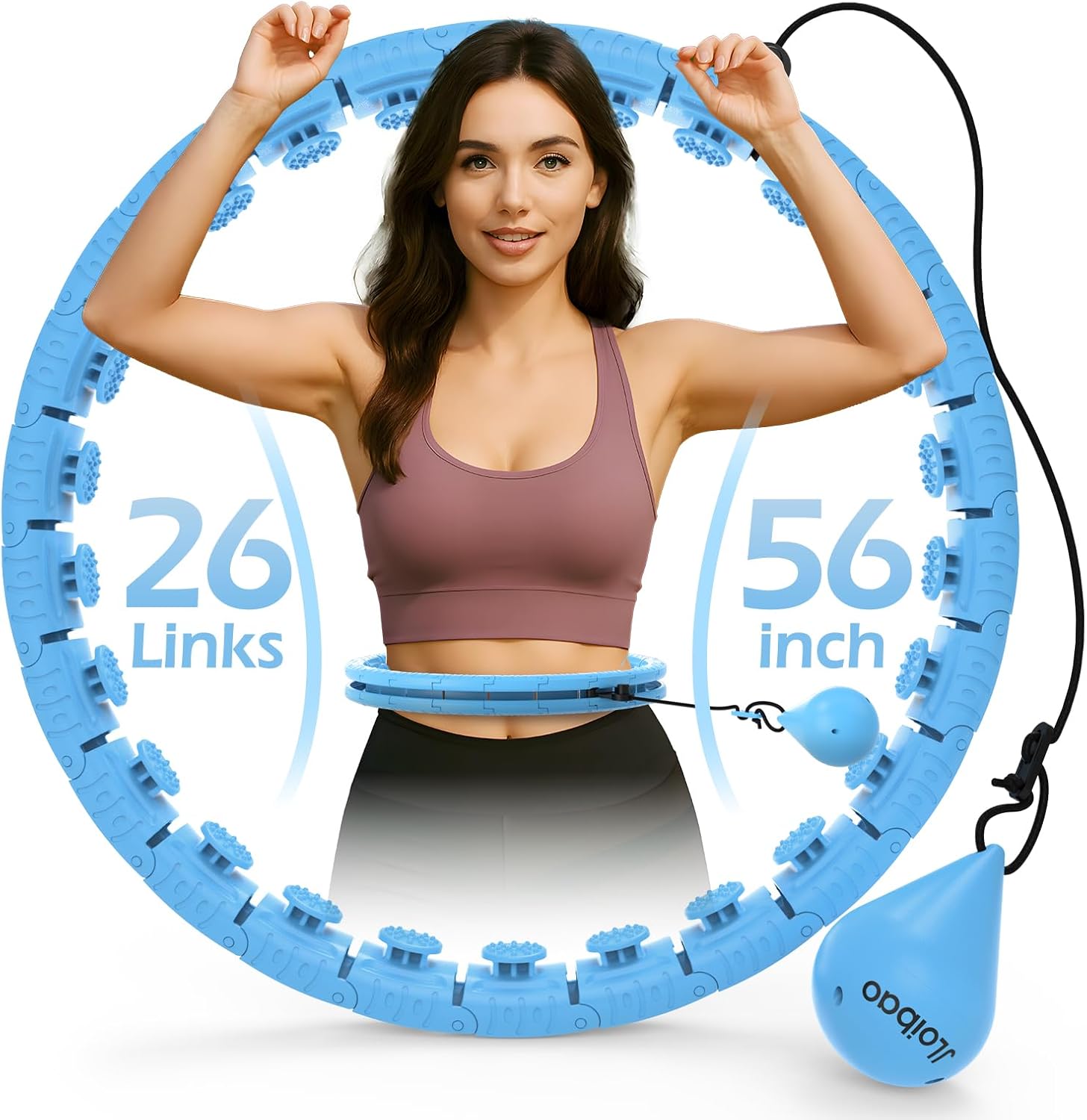 Transform Your Workout: The Ultimate Weighted Hula Circle for Effective Weight Loss!
