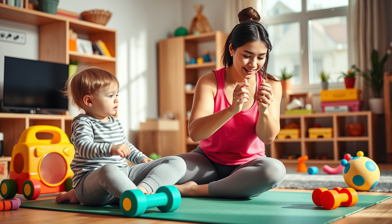 Workouts for Busy Moms: Fit Fitness into Toddler Time